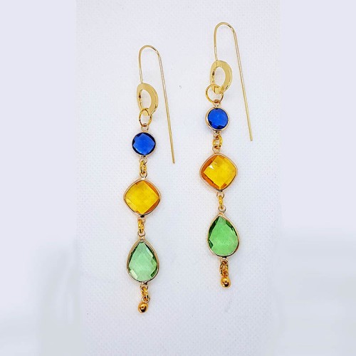 GOLD-PLATED EARRINGS WITH....