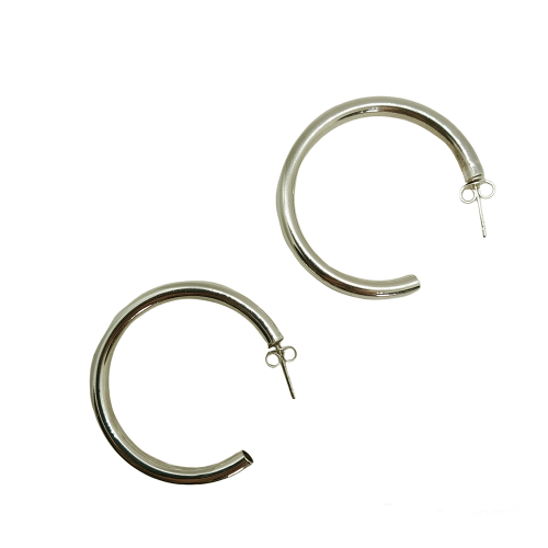 SILVER 925 HOOPS.